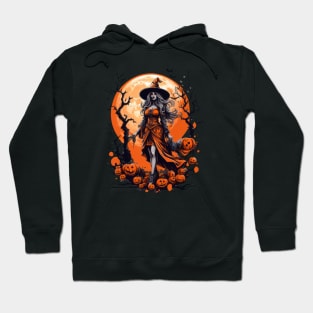 Moonlit Halloween Sorcery Hoodie